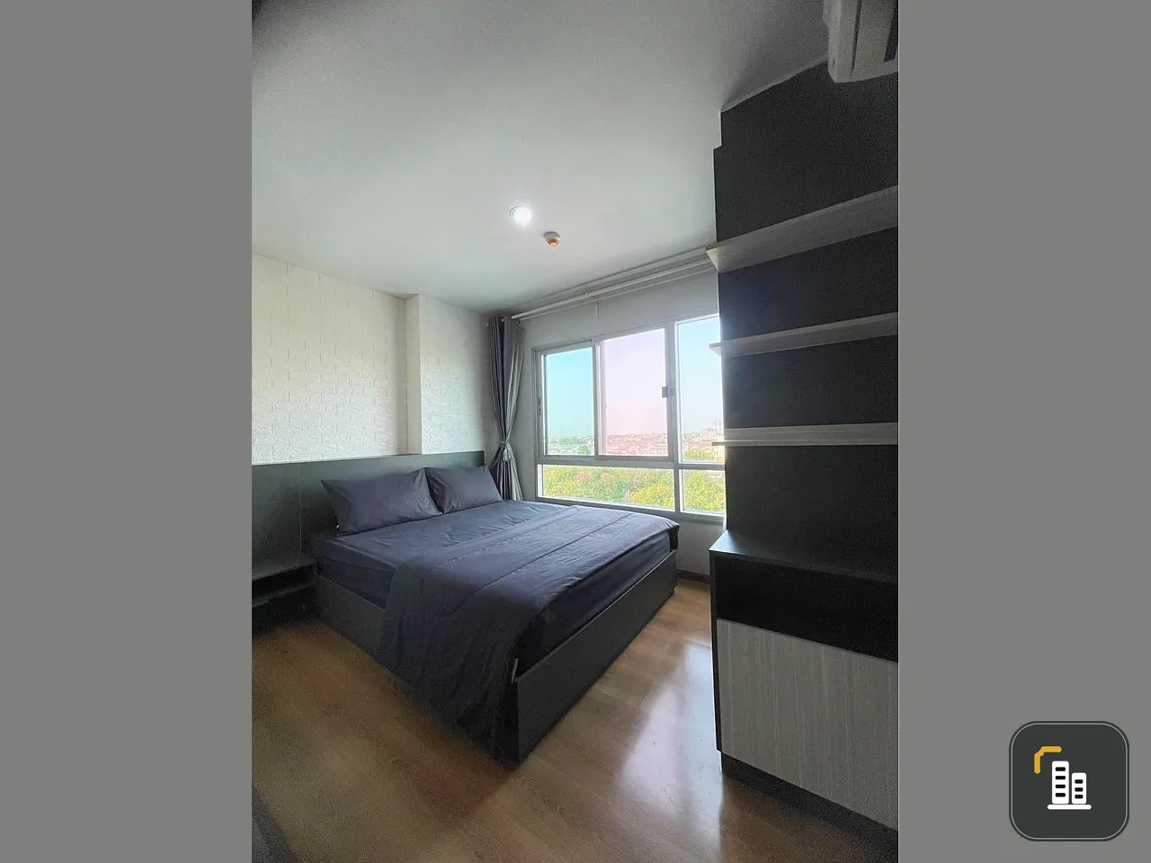 Condo for sale or rent, Hallmark Chaengwattana, 1 bedroom, 1 bathroom, decorated, ready to move in. You can drag your bag here.