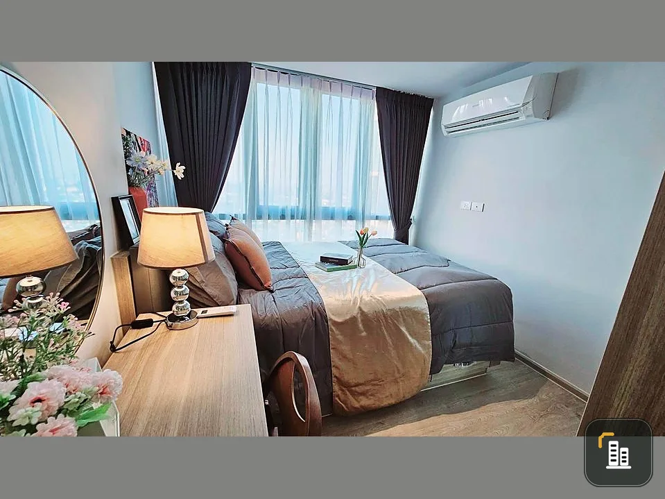 Condo for rent, Altitude Unicorn Sathorn Tha Phra, Duplex room, high floor, stylishly decorated, very livable, don't miss it.