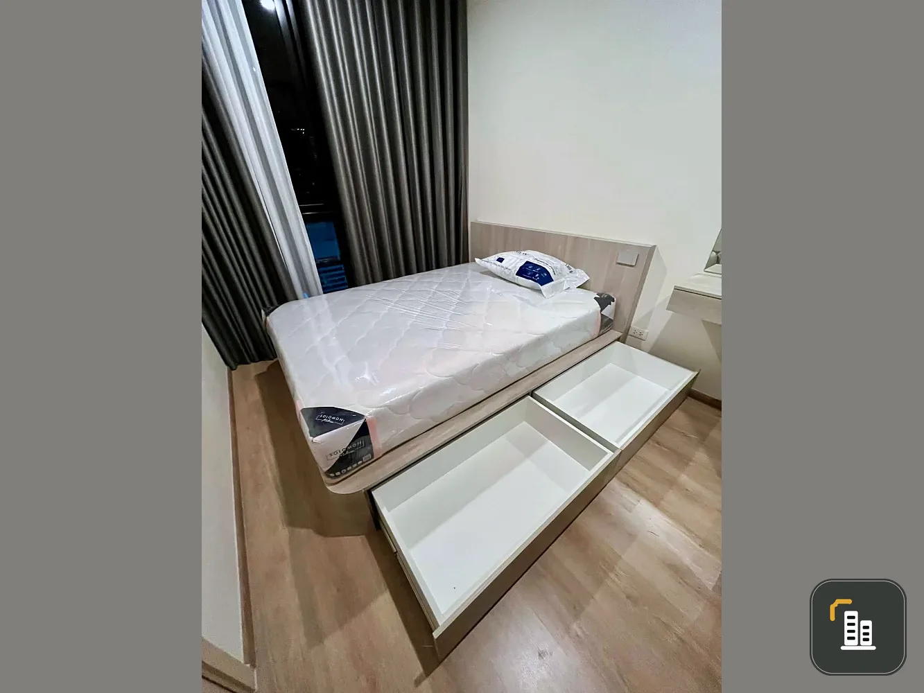 Condo for sale, Noble New District Arnine, size 26 sq m., 19th floor, complete amenities, book now.