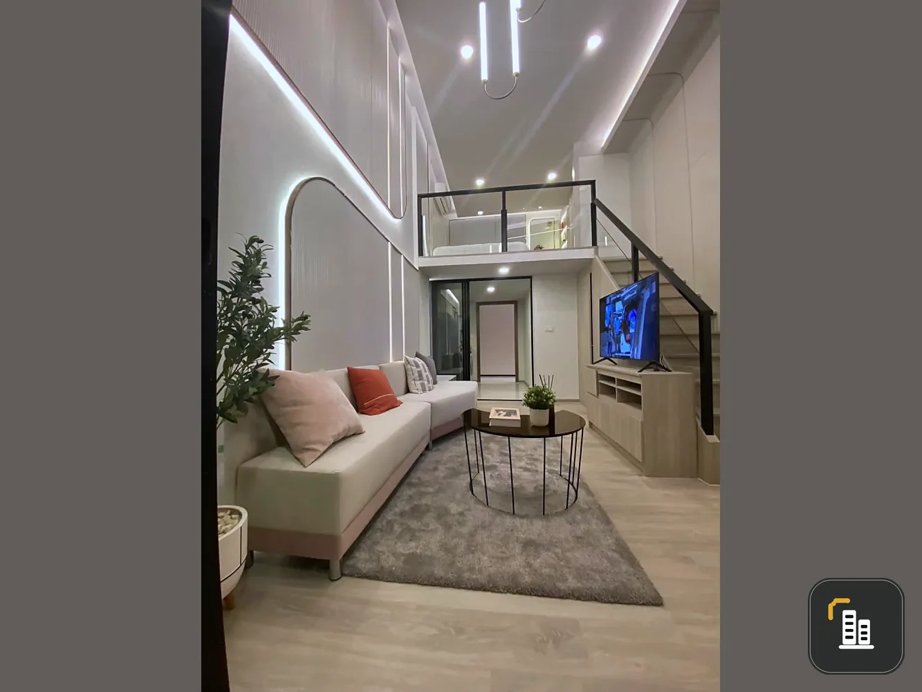 Down payment for sale, Origin Place Phetkasem, 16th floor, BTS view, Duo Space room, if interested in owning it, reserve quickly.