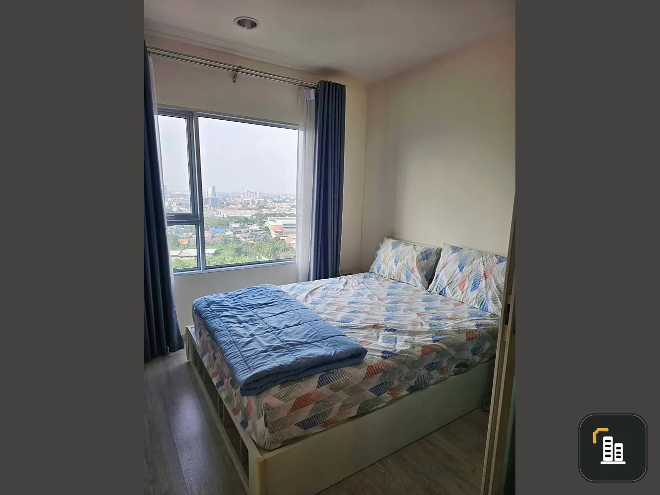 For sale: Aspire Ratchada Wong Sawang, 17th floor room divided into sections. With complete amenities, don't miss it!!