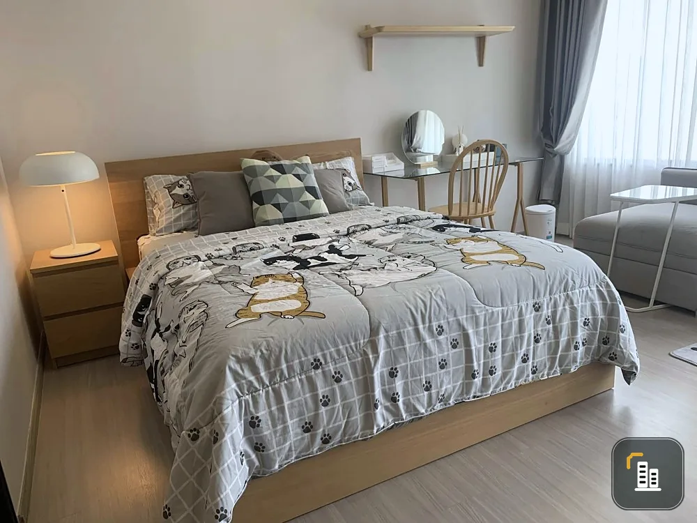 Condo for sale, Aspire Sukhumvit-On Nut, fully furnished, 8th floor, Building B, pool view, reserve now.