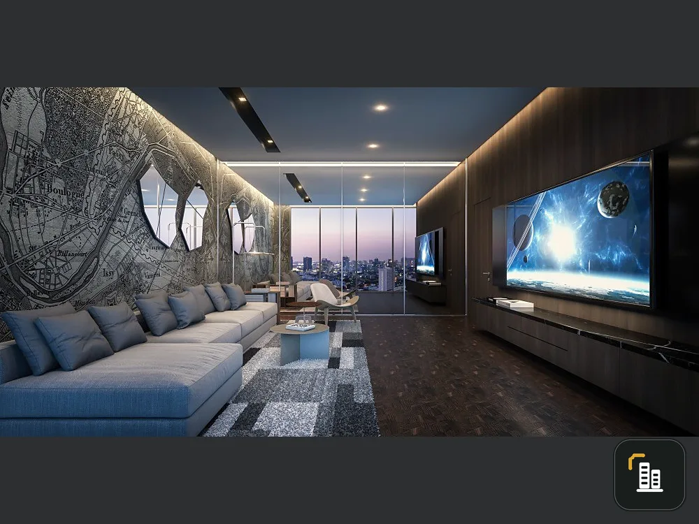 Selling down payment New Noble Ratchada-Lat Phrao, 10th floor, room 10A15, Fully Furnished, fully decorated, reserve now.