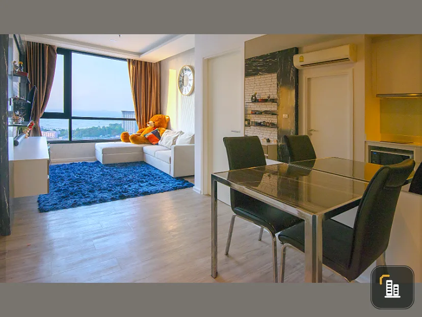 For sale for rent, Knightsbridge The Ocean Sriracha, 26th floor, very beautiful view, corner room, very private, hurry and reserve now.