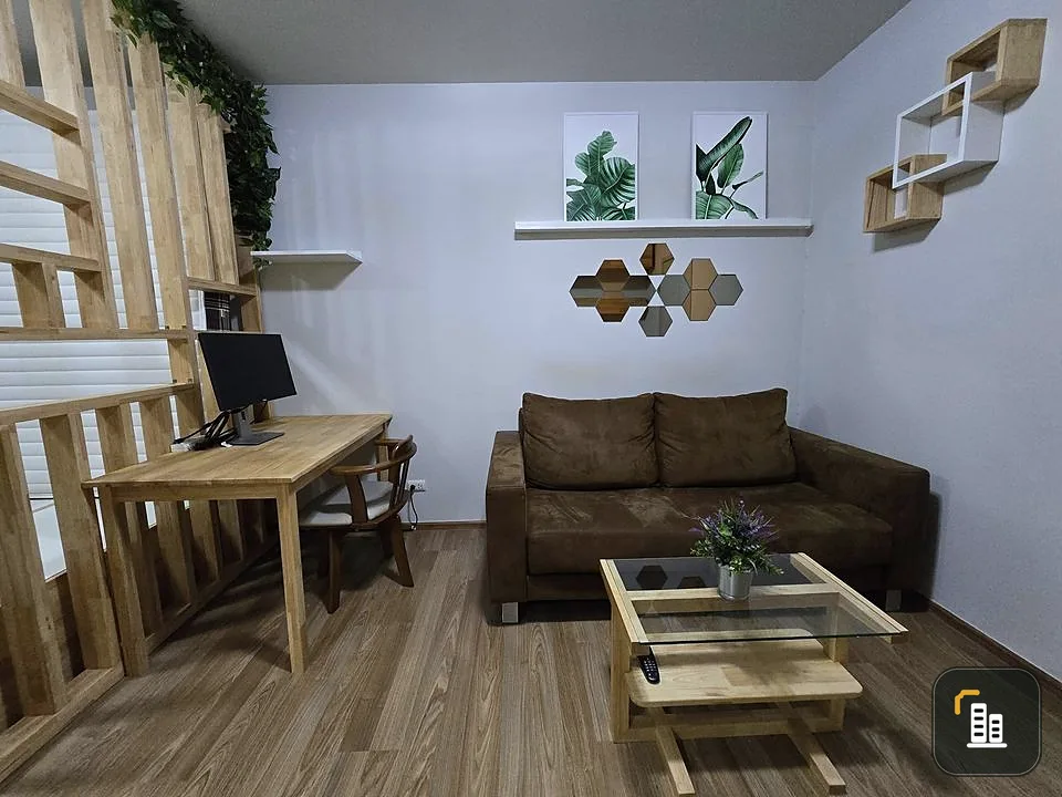 Urgent sale, Condo Unio Sukhumvit 72, studio room, 7th floor, garden view, decorated and ready to move in. It's good to buy your own home, it's a grea