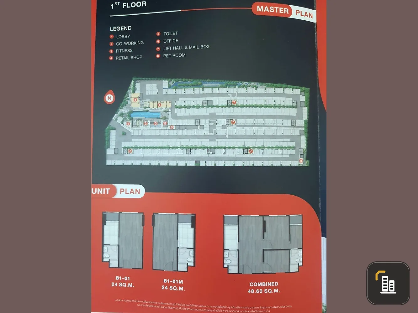 Selling down payment The Origin Bang Khae, 8th floor, 1 bedroom, pool view, hurry to reserve as owner.