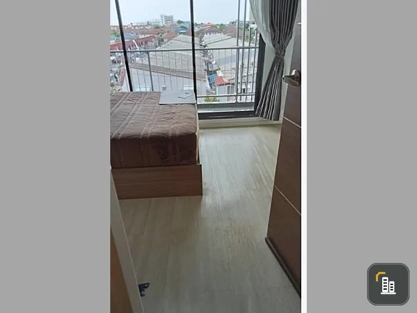For sale: Atmoz Lat Phrao 71, 2 bedrooms, 1 bathroom, fully furnished + electrical appliances, don't miss it.