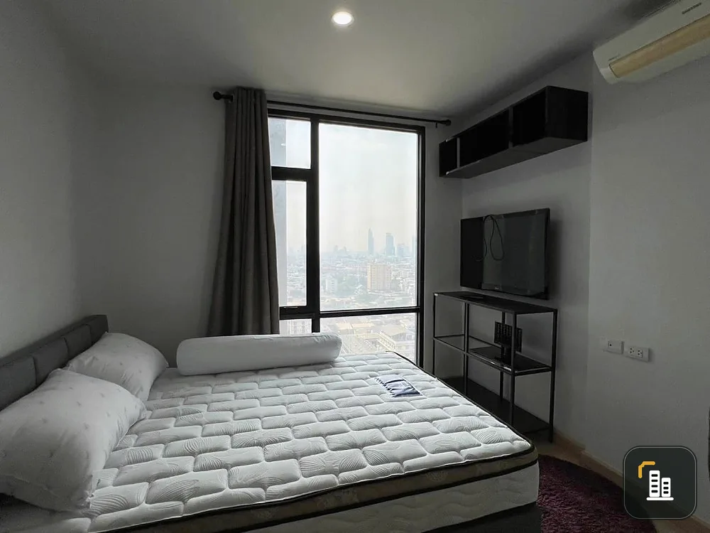 For rent: Bangkok Horizon Sathorn-Narathiwat. The room is divided into proportions. Spacious, comfortable, 19th floor, city view. Reserve now.