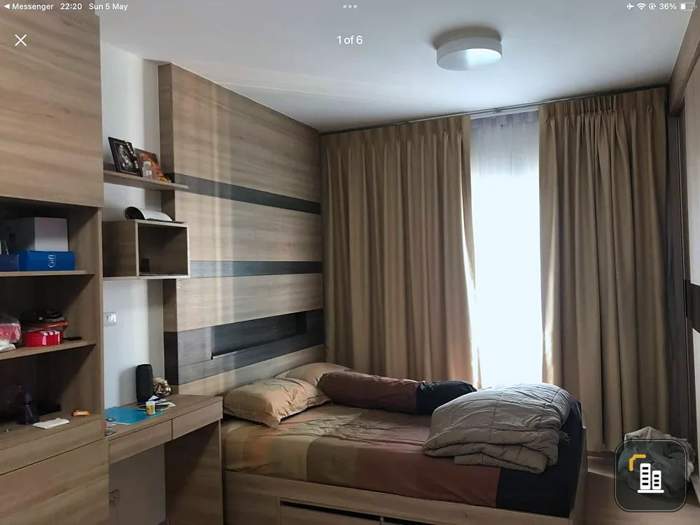 For sale or rent, Unio Charan 3 floors, 6 STUDIO rooms, comes with full Buit-In furniture, hurry up and own it.