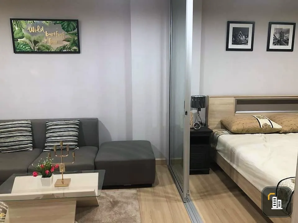 For sale: The Niche ID Serithai, 3rd floor, corner room, complete with furniture and electrical appliances. Book now, don't miss out.