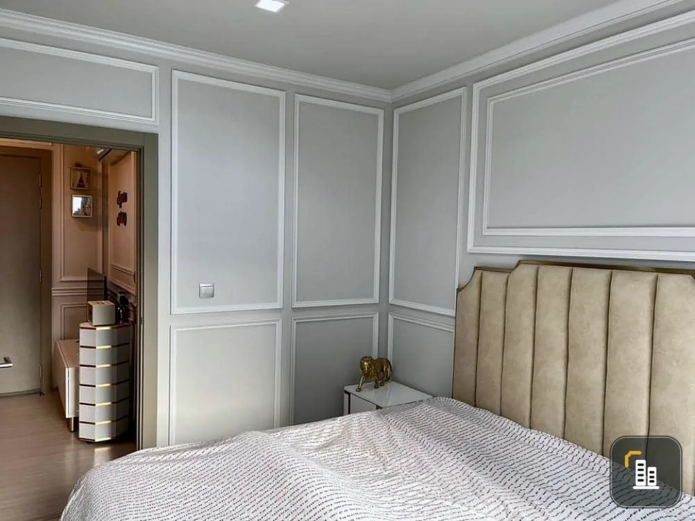 Life Asoke-Rama 9 for sale, 20th floor, Building A, decorated in LUXURY style, very livable, very comfortable sofa, reserve quickly.