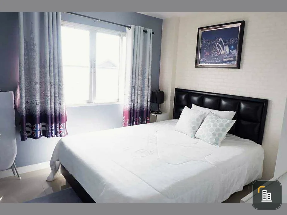 For rent or sale, Lumpini Town Bodindecha-Ramkhamhaeng, 7th floor, fully furnished room, beautiful, livable, book now, urgent.