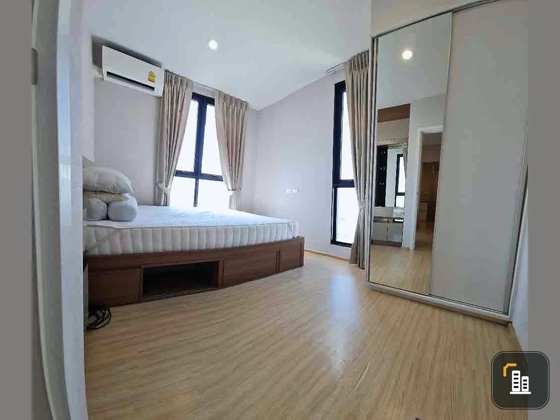 For sale: Plum Condo Pinklao Station, 22nd floor, Rama 8 view, room divided into sections. Hurry and reserve yours now.