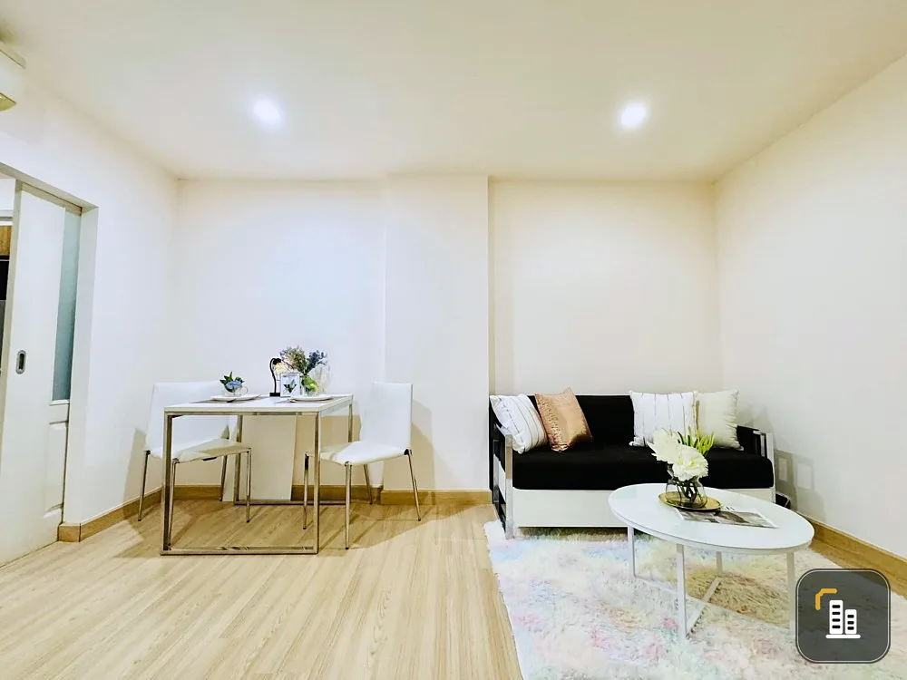 Condo for sale/rent, The Niche ID Ladprao 130, bright tone room, easy on the eyes. Affordable price, move quickly