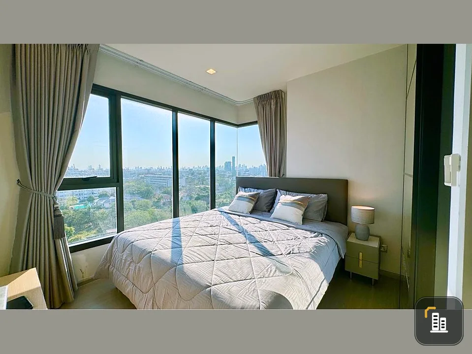 Condo for rent: Life Sukhumvit 62, spacious room. Simple and elegant decoration Get a really good view of the city like this. Don't miss it.