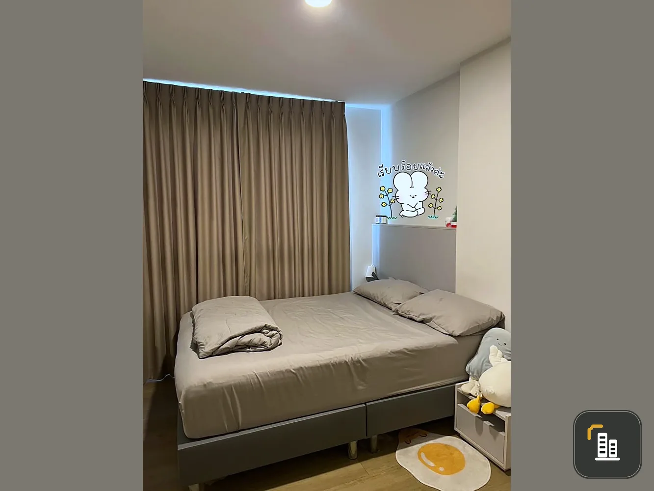 For sale, for rent!! Ril Condo Rangsit, 8th floor, Building D, ready to move in, full facilities, hurry up and book now, don't miss out!!