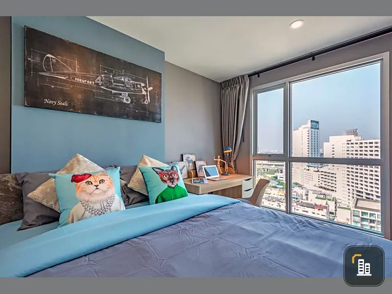 Condo for rent, The Selected Kaset, Ngamwongwan, beautiful decoration, fully furnished, ready to move in. The view is very good. If you are slow, you will miss it!