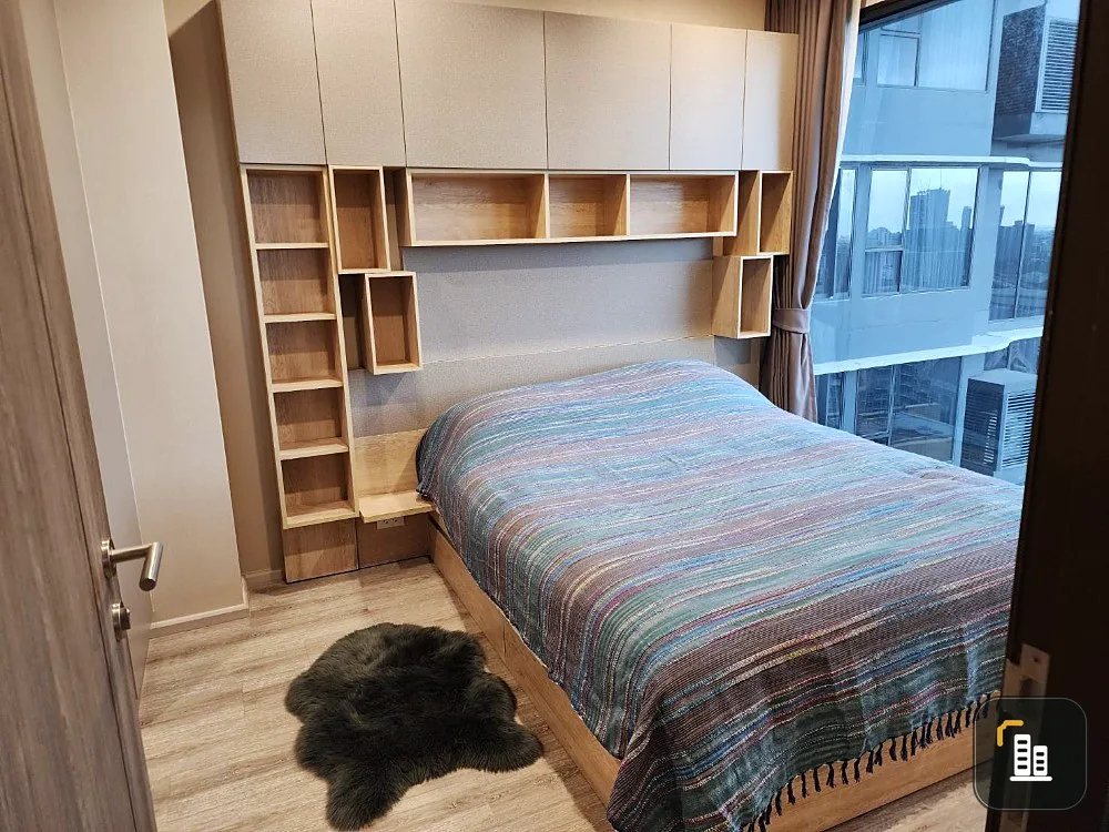 For sale: Ideo Mobi Asoke, high-rise room with the most beautiful city view. Fully decorated and ready to move in You can't miss it.