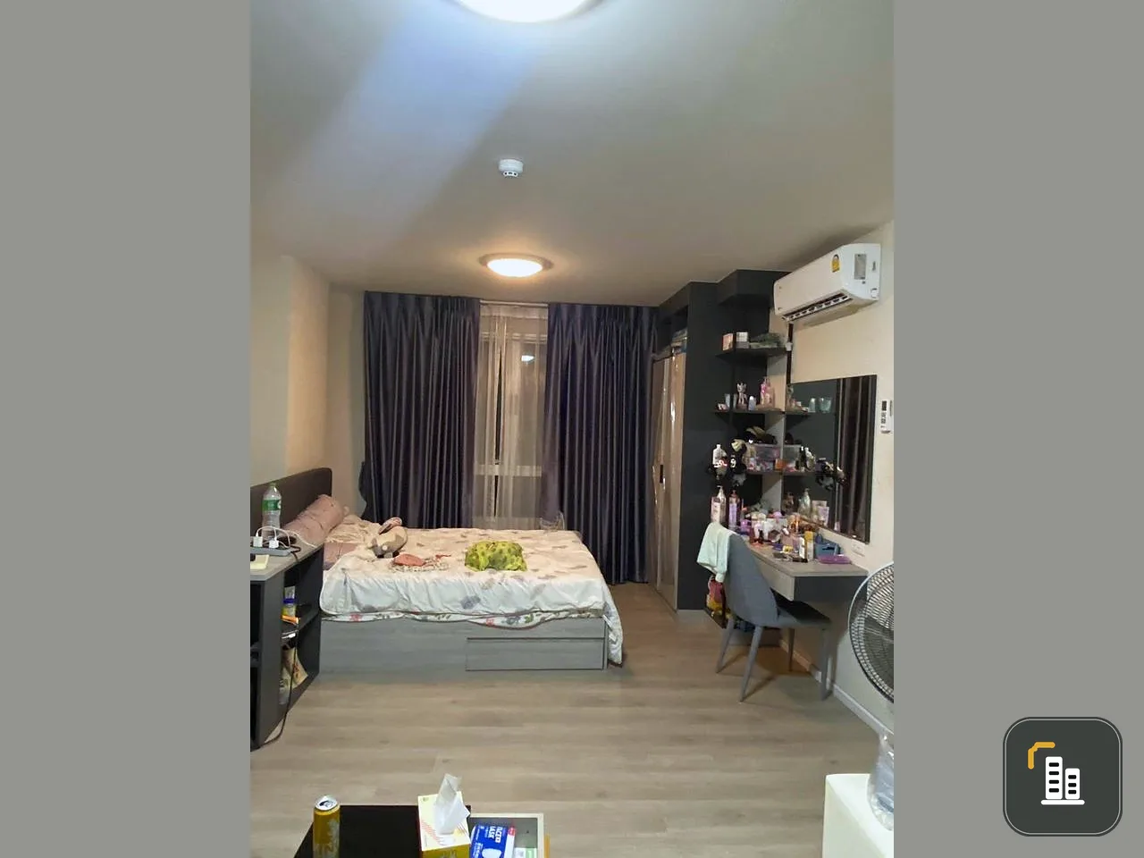 For sale: D Condo Campus Dome Rangsit, Phase 3, Building B, 4th floor, comes with complete decorations. Reserve now.
