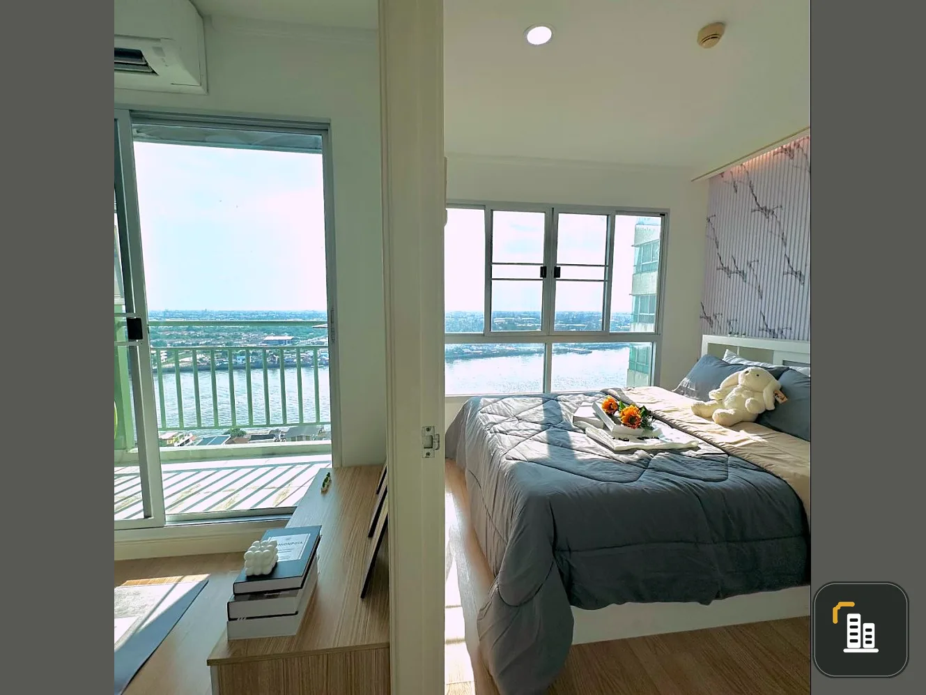 Condo for sale, Lumpini Ville Pibulsongkram-Riverview, nice room, 21st floor, high view, good price, hurry and reserve now.