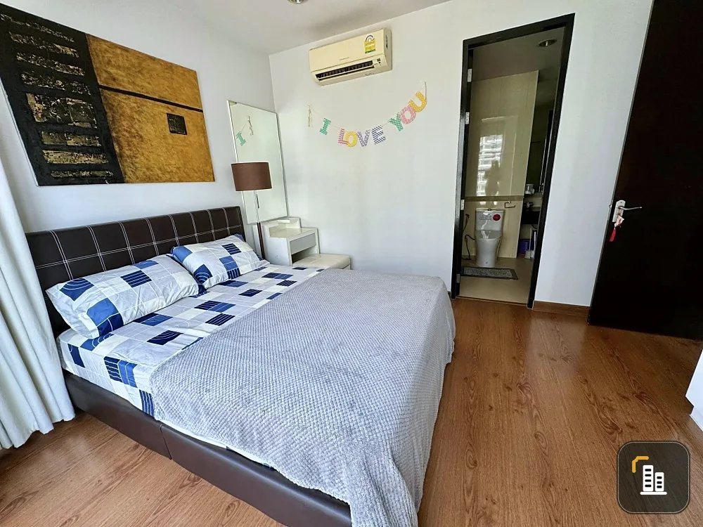 For rent: The Address Siam, 2 bedrooms, 1 bathroom, fully furnished. Ready to move in immediately, don't miss it.