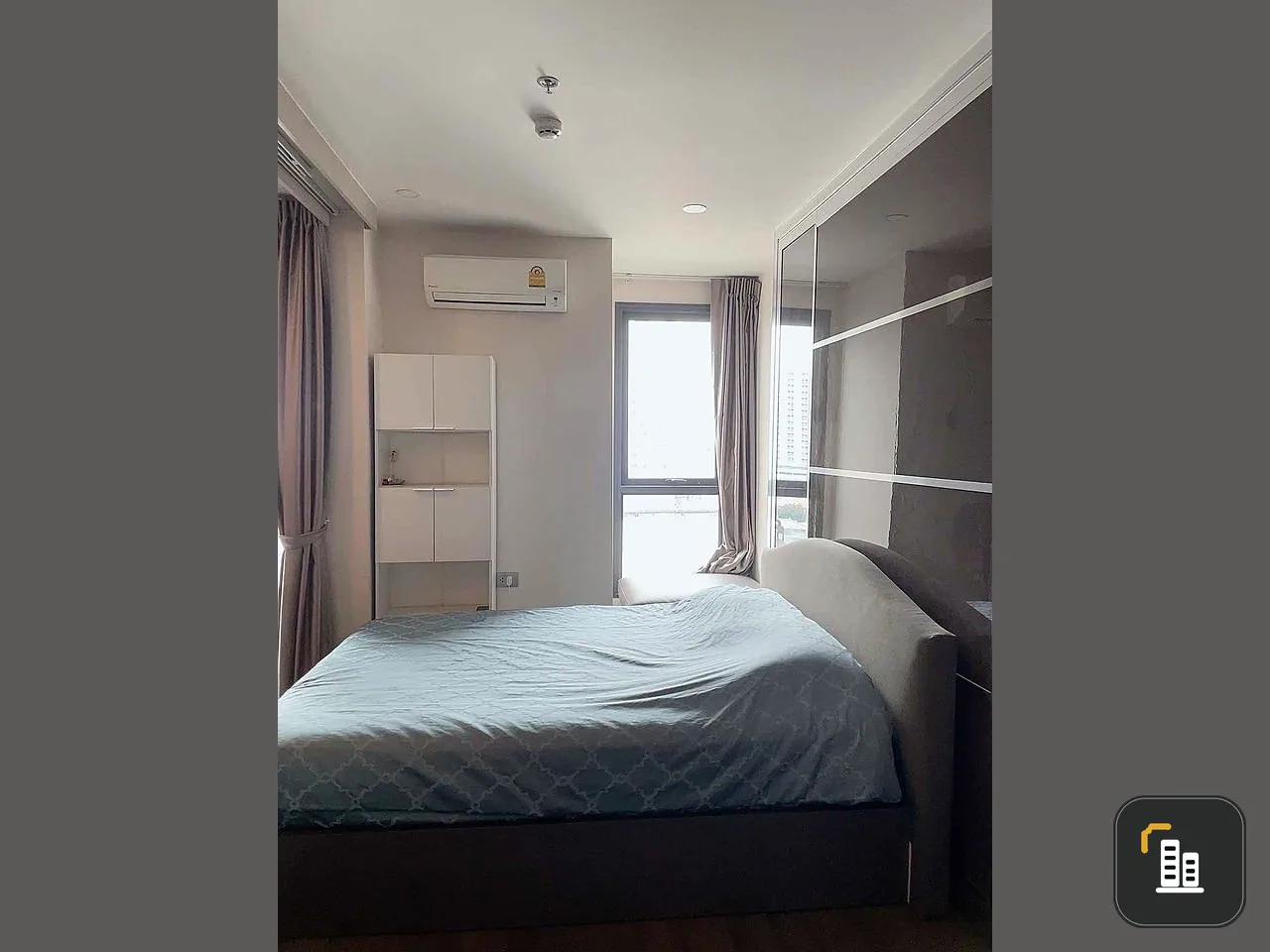 Condo for sale, Ideo Q Siam-Ratchathewi, spacious room. Comes with complete usable space, complete here. Reserve now.