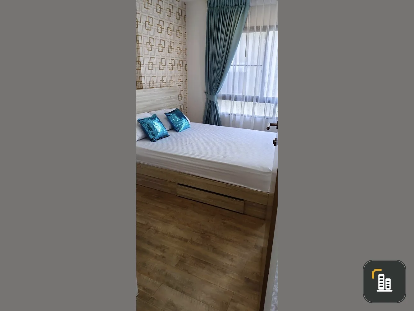 For sale, for rent, H2 Condominium, Ramintra 21, 3rd floor, corner room, nice decoration, fully furnished, reserve now.