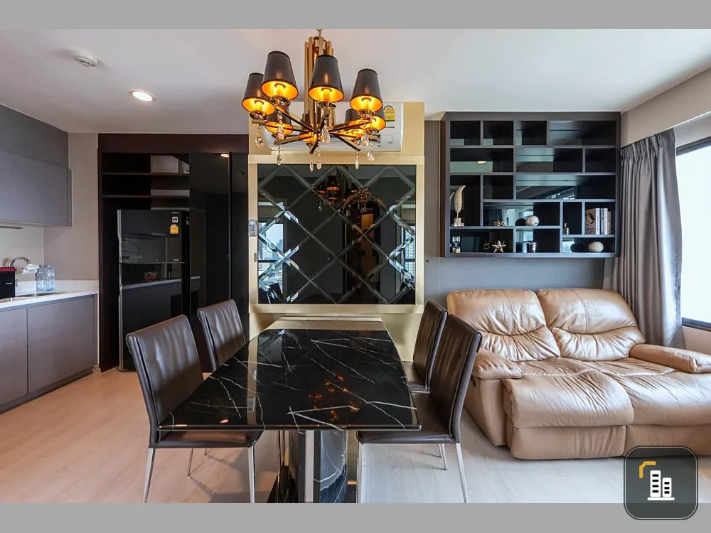 Condo for rent, Rhythm Asoke 2, nice decorated room. Complete facilities Just come and move in. Don't wait.