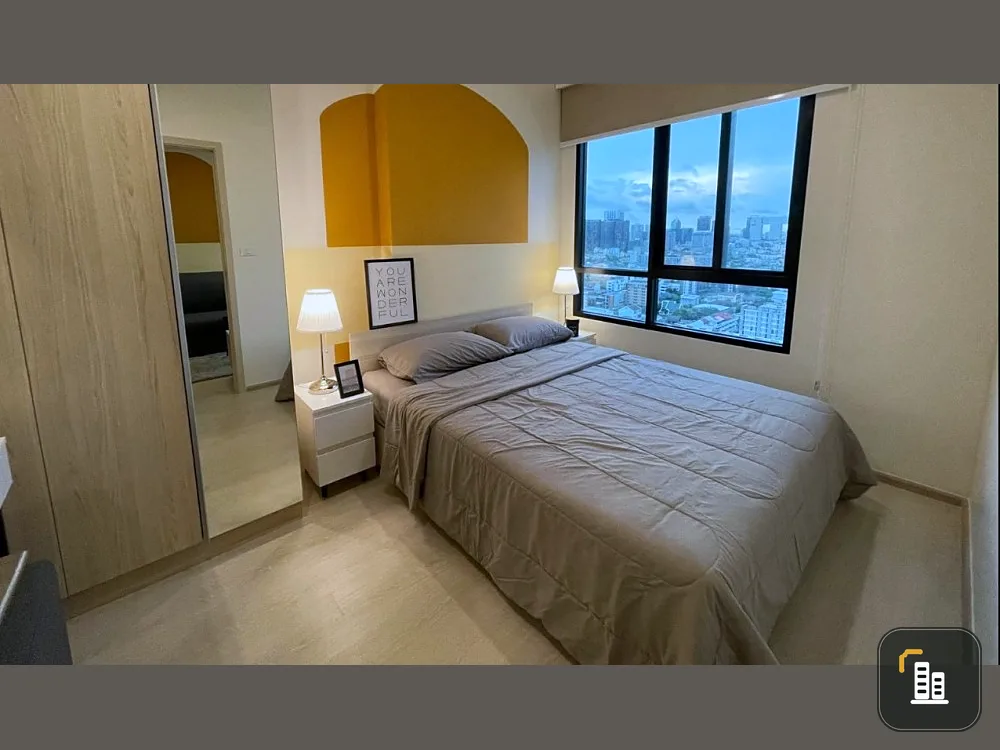 For rent NUE NOBLE RATCHADA-LADPRAO, 21st floor, unblocked view, quiet, not crowded, move quickly.