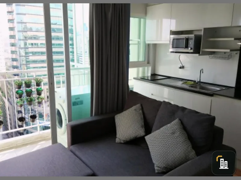 Urgent sale, The Parkland Grand Asoke - Phetchaburi, beautiful room, ready to move in. Hurry up to buy.