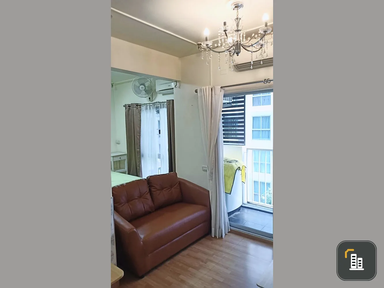 Condo for sale, A Space Asoke-Ratchada, separated room, 3rd floor, pool view, hurry and reserve before you miss out.