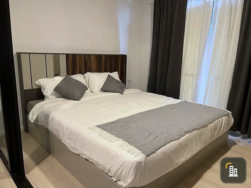 Condo for rent, A Space Mega, new room, complete with furniture and electrical appliances.