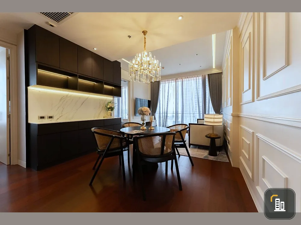 For rent, Khun by yoo, very spacious room, luxuriously decorated, comes with amenities. Just carry your bag and move in.