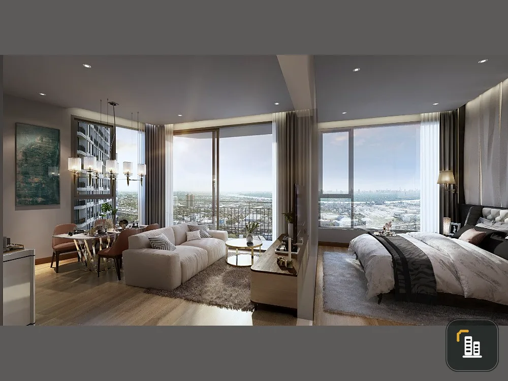 Down payment for sale, Skyrise Avenue Sukhumvit 64, 31st floor, beautifully decorated room, nice to live in. sunset view Can't reserve anymore.