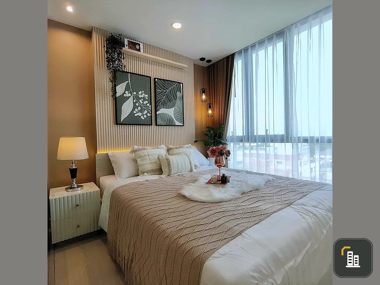 Condo for sale: The Cube Nawamin-Ramintra, 8th floor, open view, beautiful Buit-In decoration, big bed, comfortable sleep, don't miss it.