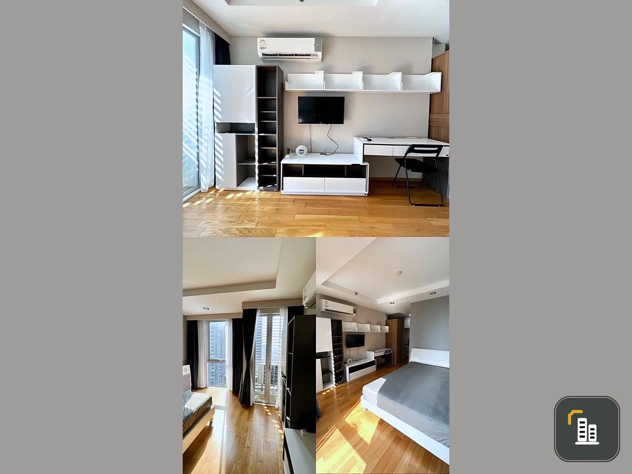 Condo for sale, Abstracts Phahonyothin Park, Studio room 25 sq m., 24th floor, high view, you must hurry and reserve it.
