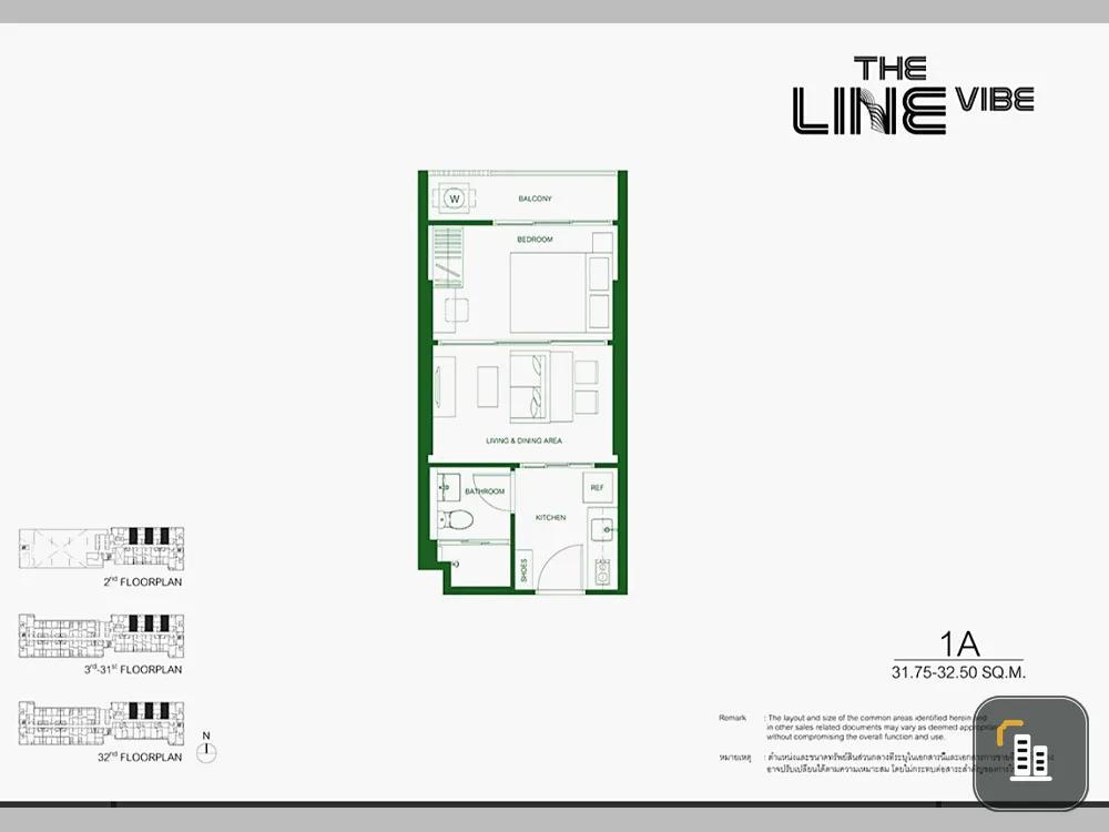 Selling down payment on The Line Vibe, 16th floor, north side, garden view, hurry to reserve, own it now.