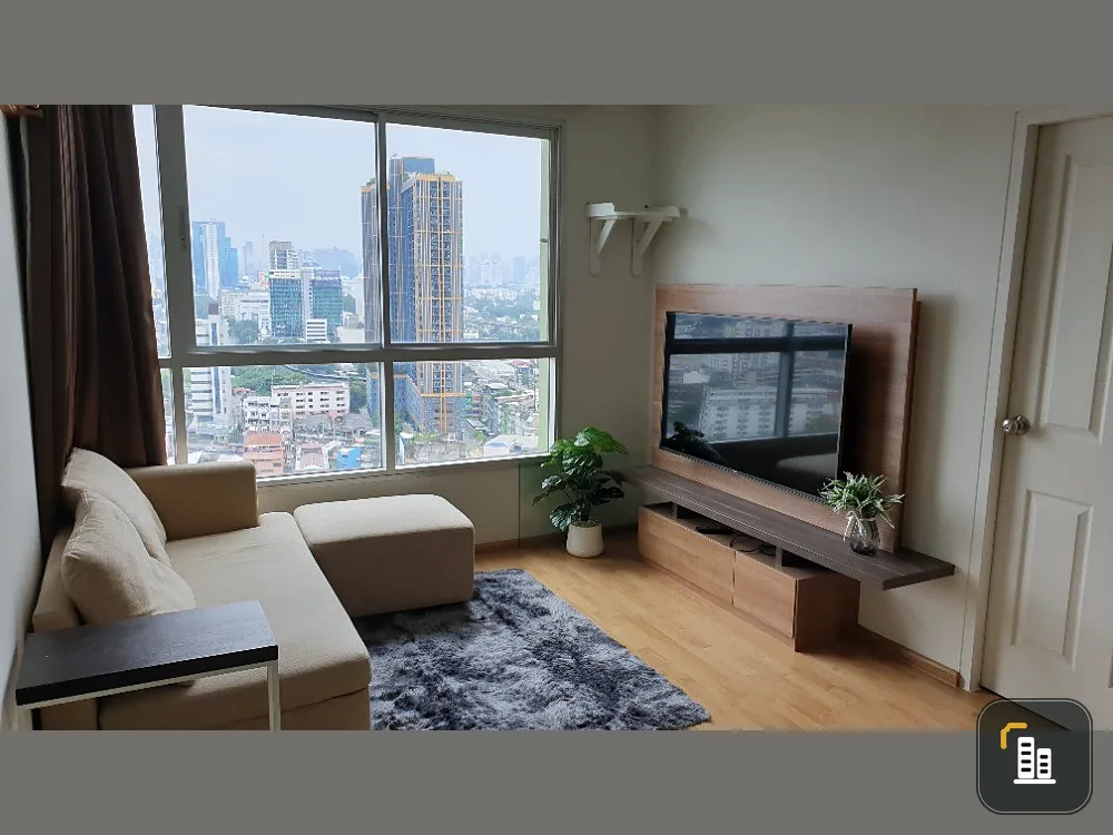 For sale, for rent!! Condo U Delight Residence (Pattanakarn - Thonglor) 23rd floor, city view, fully furnished, just bring your bags!!