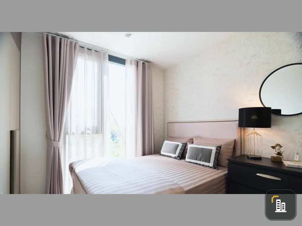 Sale! THE BASE Garden Rama 9, fully furnished, beautiful design with Interior designer + electrical appliances must buy