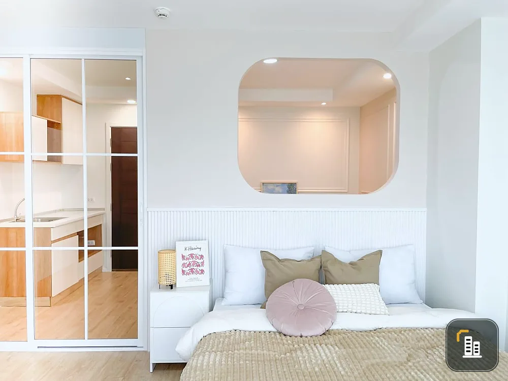 For sale: The Log 3 Sukhumvit 101/1, 8th floor, open view, pleasing to the eye, beautifully decorated room, very minimal, good like this, don't miss i