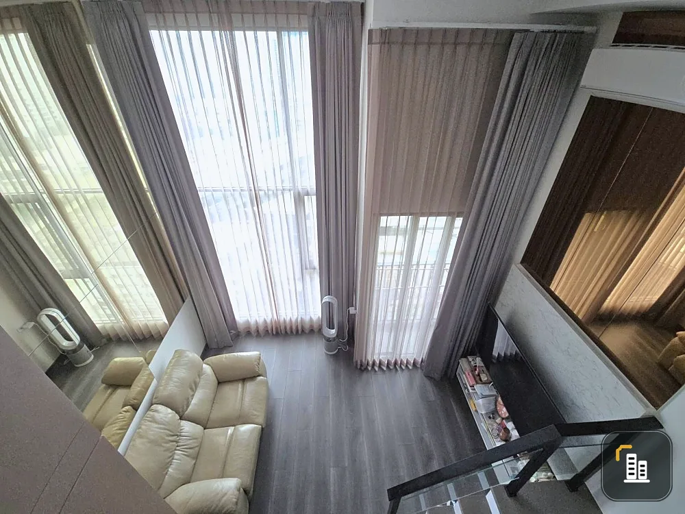For sale: Knightsbridge Space Ratchayothin, Duo Space room, 17th floor, unblocked view, good built-in, good location like this, buy.