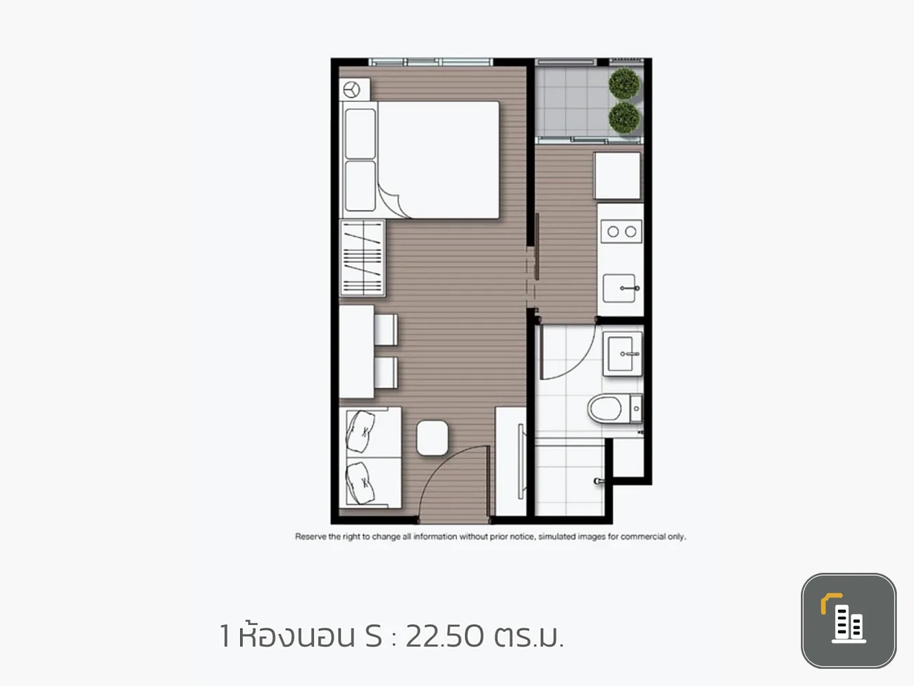 Down payment sale New Noble Ratchada-Lat Phrao The room is clean, airy and comfortable. Full facilities, reserve now.