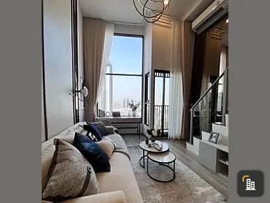 For sale: Soho Bangkok Ratchada, excellent two-story room, beautiful view, fully decorated and fully functional. You have to make a reservation.