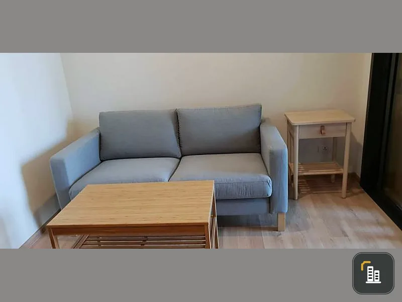 Let's rent it!! THE BASE Garden Rama 9, ready to move in condo. fully furnished You can bring your bags and move in. Urgent.