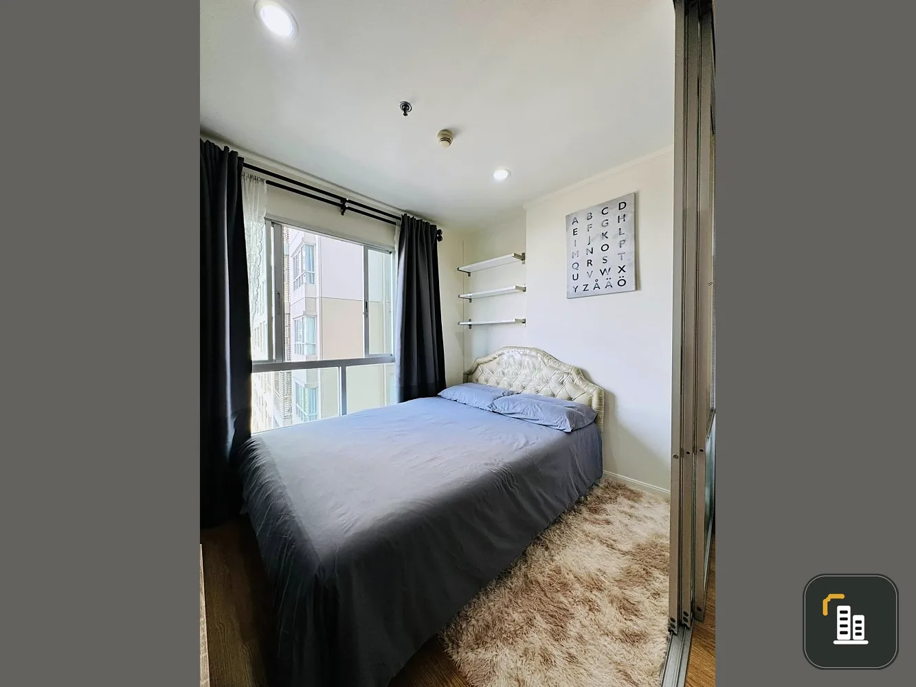 Condo for sale Lumpini Ville Chaengwattana-Pak Kret Beautiful room, nice to live in. Separate glass partitions Can't reserve anymore.