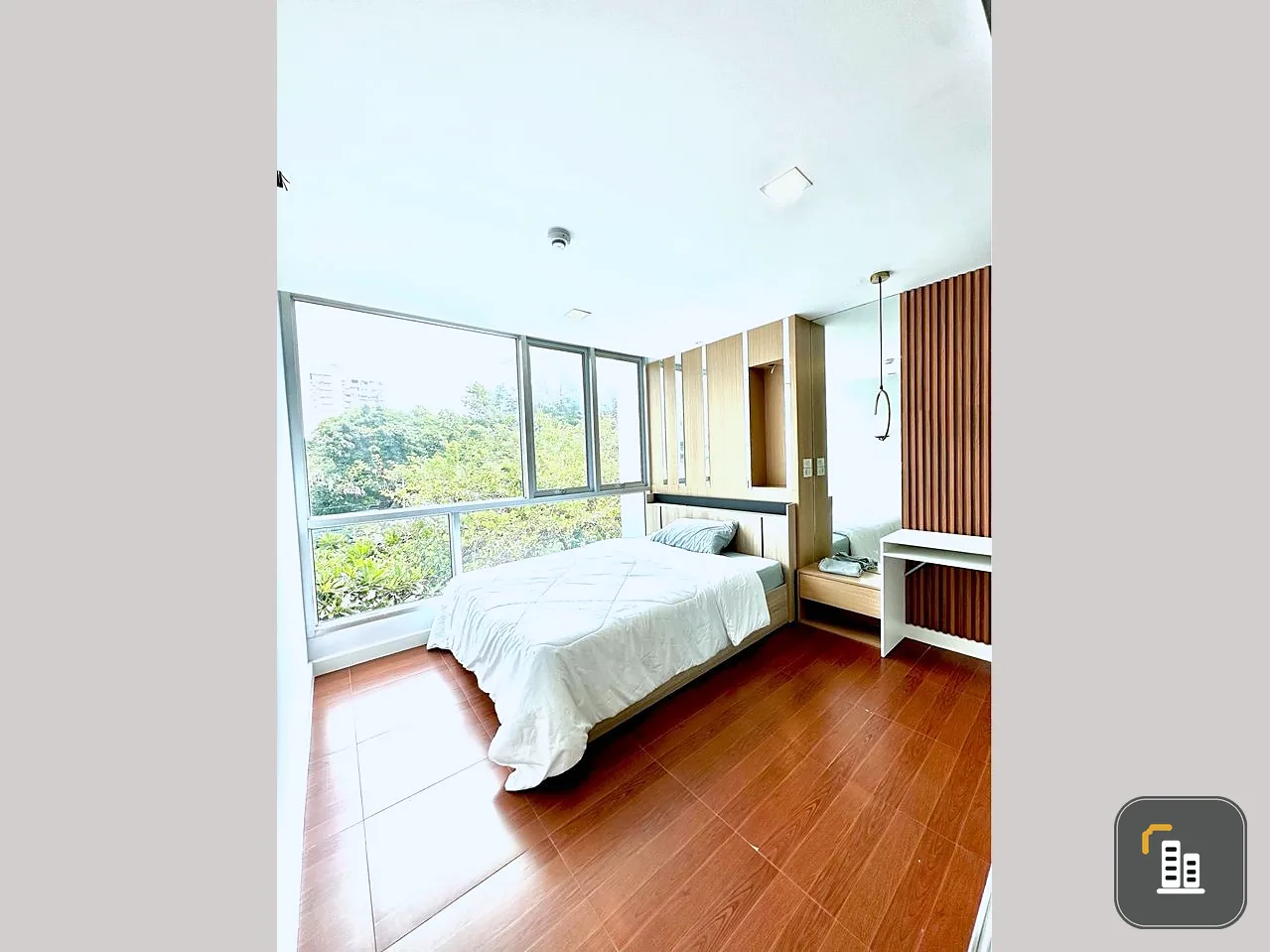 Condo for sale, The Cube Ramkhamhaeng, bright room, easy to look at. Fully built-in If you don't reserve, you'll miss it.