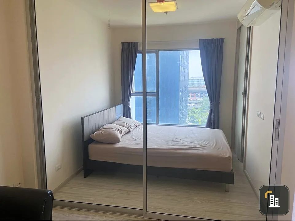 For sale: Aspire Rattanathibet 2, balcony facing north, not exposed to the sun. View of the Purple Line. If interested, reserve now.