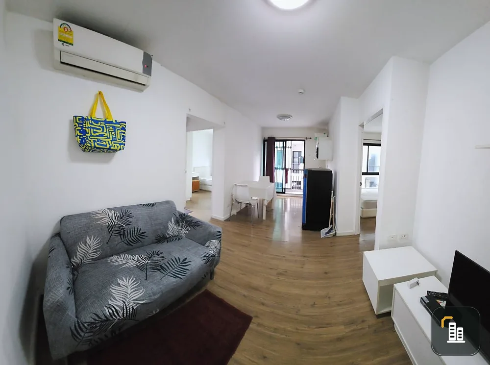 For sale, for rent, I Condo Phetkasem 39, large room, 2 bedrooms, wide living room, can accommodate up to 3 people, great value, book now.