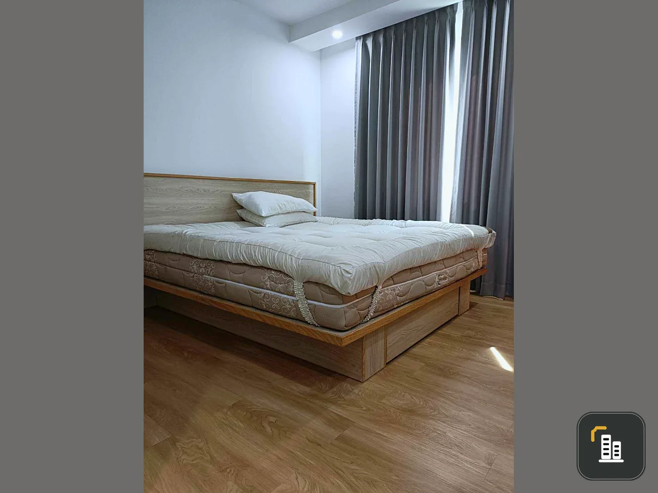 For rent, V Condo Salaya, 7th floor, golf course view, complete with furniture and electrical appliances. Book now, hurry.