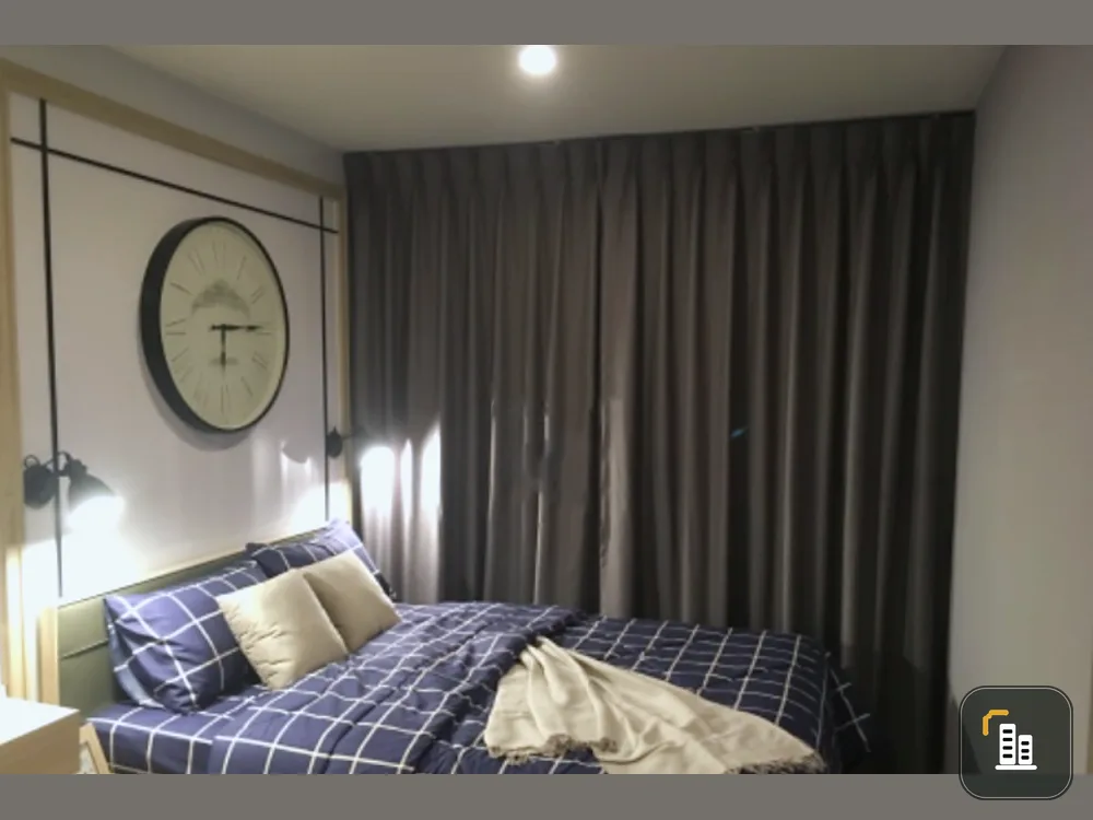 Condo for rent, Ideo O2, high floor, privacy. The room's window faces north.